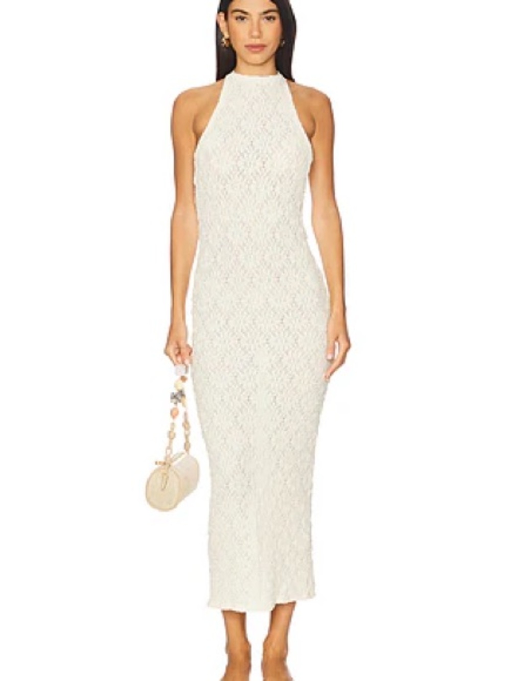 NWT Lioness Members Midi Dress in Ivory from Revolve